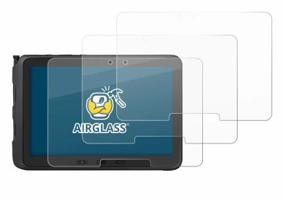 Image de l'appareil Samsung Galaxy Tab Active Pro avec une grande variété de protections d'écran.