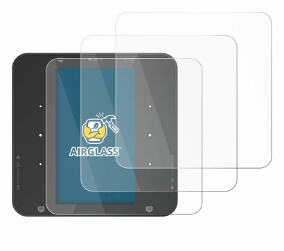 Image de l'appareil ISDT P30 avec une grande variété de protections d'écran.