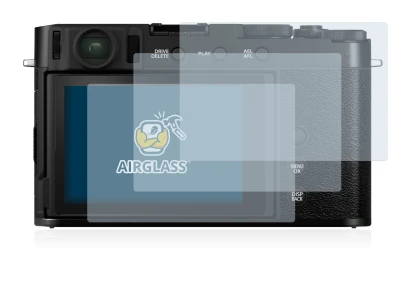 Image de l'appareil Fujifilm X-E4 avec une grande variété de protections d'écran.