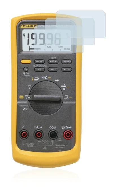 Image de l'appareil Fluke 87v avec une grande variété de protections d'écran.