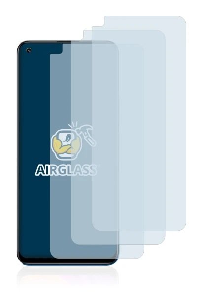 Image de l'appareil realme 8 avec une grande variété de protections d'écran.