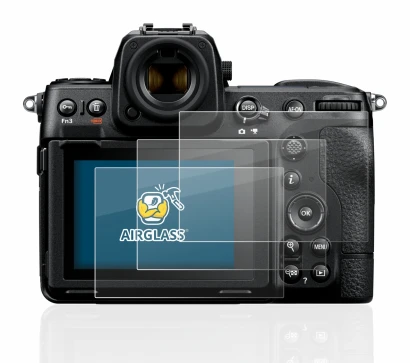 Image de l'appareil Nikon Z 8 avec une grande variété de protections d'écran.