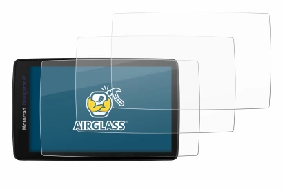 Image de l'appareil BMW Navigator VI avec une grande variété de protections d'écran.