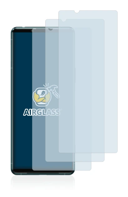 Image de l'appareil Sony Xperia 5 III avec une grande variété de protections d'écran.