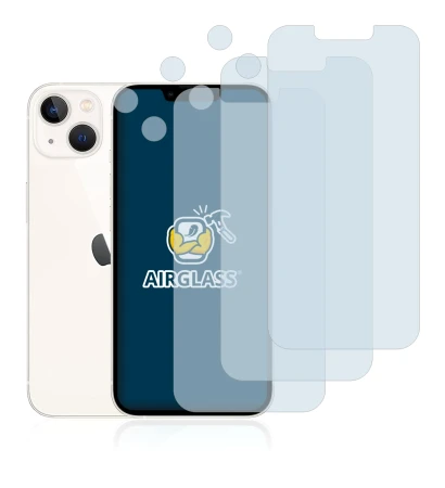 Image de l'appareil Apple iPhone 13 (Avant+Caméra) avec une grande variété de protections d'écran.