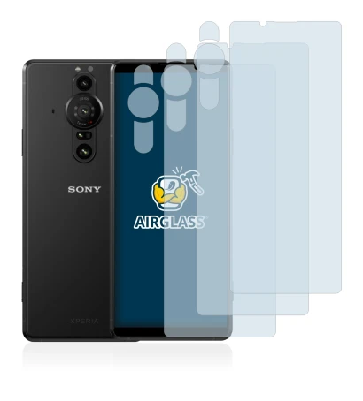 Image de l'appareil Sony Xperia Pro-I (Avant+Caméra) avec une grande variété de protections d'écran.