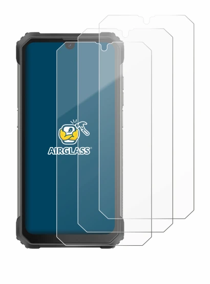 Image de l'appareil Blackview BV8800 avec une grande variété de protections d'écran.