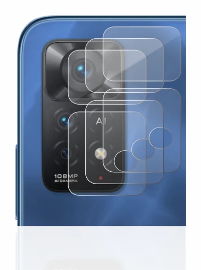 Image de l'appareil Xiaomi Redmi Note 11 Pro 5G (Caméra UNIQUEMENT) avec une grande variété de protections d'écran.