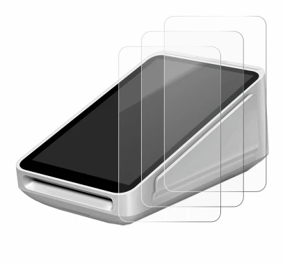 Image de l'appareil Square Terminal avec une grande variété de protections d'écran.