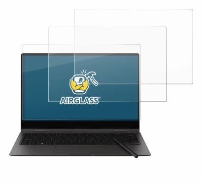 Image de l'appareil Samsung Galaxy Book2 Pro 360 13.3" avec une grande variété de protections d'écran.