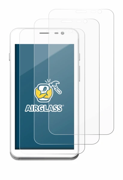 Image de l'appareil Pax A77 avec une grande variété de protections d'écran.