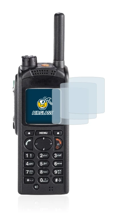 Image de l'appareil Motorola MTP850 avec une grande variété de protections d'écran.