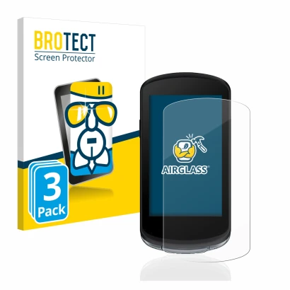 Face avant d’un emballage produit avec le logo de la marque BROTECT. À côté, l’appareil Garmin Edge 1040 est représenté avec l