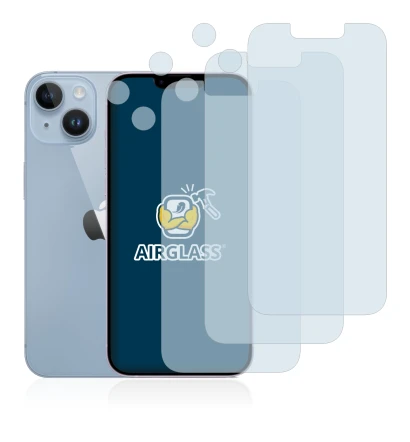 Image de l'appareil Apple iPhone 14 (Avant+Caméra) avec une grande variété de protections d'écran.