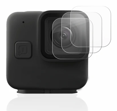 Image de l'appareil GoPro Hero 11 mini Lentille (Caisse) avec une grande variété de protections d'écran.