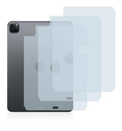 Image de l'appareil Apple iPad Pro 11" 2022 (Arrière, 4ème Gen.) avec une grande variété de protections d'écran.