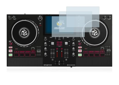 Image de l'appareil Numark Mixstream Pro avec une grande variété de protections d'écran.