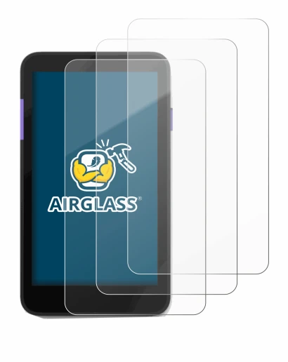 Image de l'appareil Zettle Terminal (by Paypal) avec une grande variété de protections d'écran.