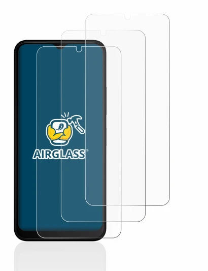 Image de l'appareil Nokia C32 avec une grande variété de protections d'écran.