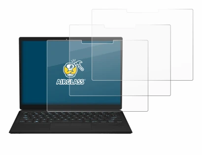 Image de l'appareil ASUS ROG Flow Z13 2023 avec une grande variété de protections d'écran.