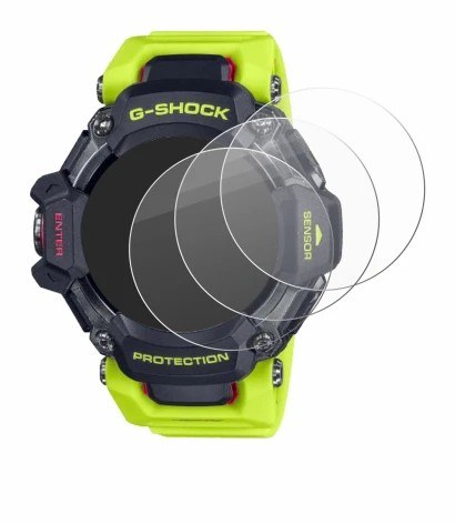 Image de l'appareil Casio G-Shock GBD-H2000 avec une grande variété de protections d'écran.