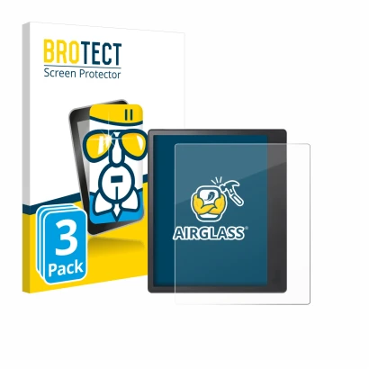 Face avant d’un emballage produit avec le logo de la marque BROTECT. À côté, l’appareil Kobo Elipsa 2E est représenté avec la