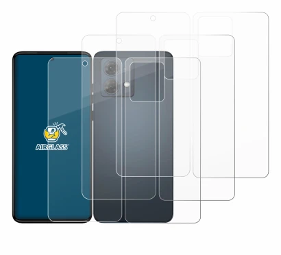 Image de l'appareil Motorola Moto G84 (Avant+Arrière) avec une grande variété de protections d'écran.