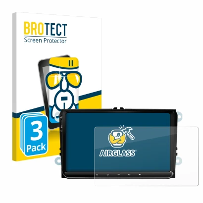 Face avant d’un emballage produit avec le logo de la marque BROTECT. À côté, l’appareil Eonon 53 SE est représenté avec la pro
