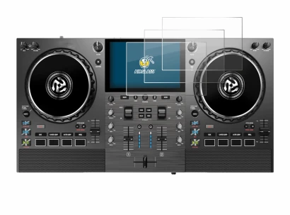 Image de l'appareil Numark Mixstream Pro Go avec une grande variété de protections d'écran.