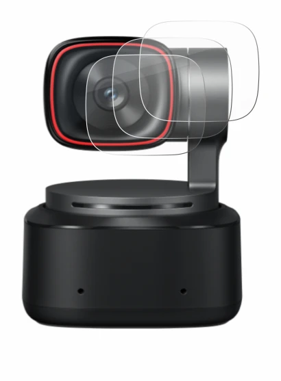 Image de l'appareil OBSBOT Tiny 2 avec une grande variété de protections d'écran.