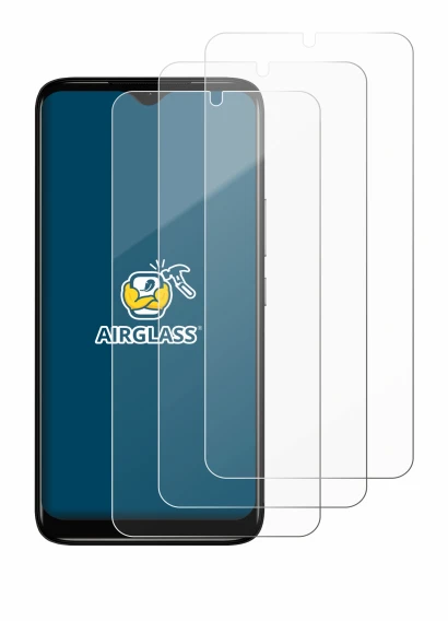 Image de l'appareil Nokia C12 avec une grande variété de protections d'écran.