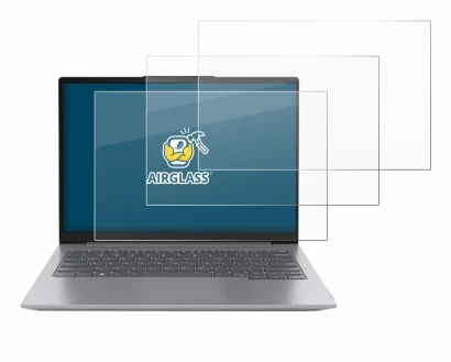 Image de l'appareil Lenovo ThinkBook 16 Gen 6 avec une grande variété de protections d'écran.