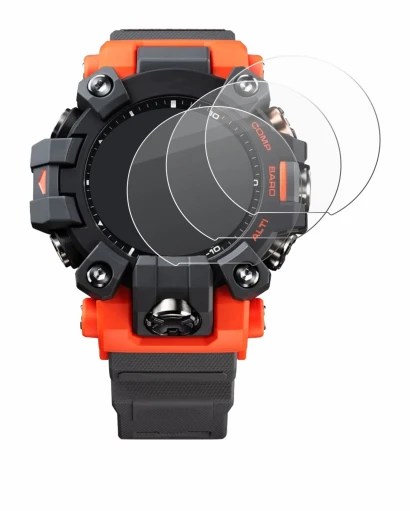 Image de l'appareil Casio G-Shock GW-9500 avec une grande variété de protections d'écran.