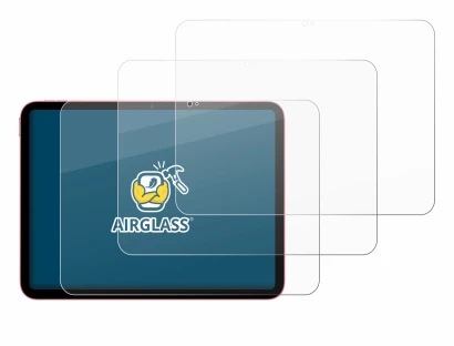 Image de l'appareil Apple iPad 10.9" 2022 (10ème Gen.) avec une grande variété de protections d'écran.