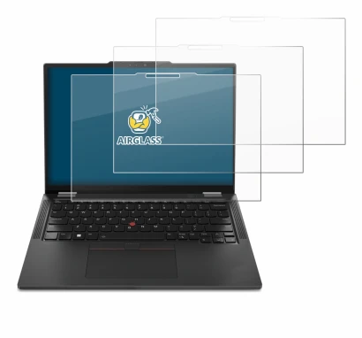 Image de l'appareil Lenovo ThinkPad X13 2-in-1 Gen 5 avec une grande variété de protections d'écran.