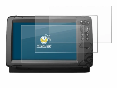 Image de l'appareil Lowrance HOOK Reveal 9 avec une grande variété de protections d'écran.