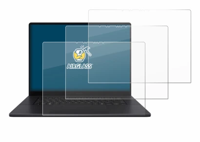 Image de l'appareil ASUS ProArt P16 avec une grande variété de protections d'écran.