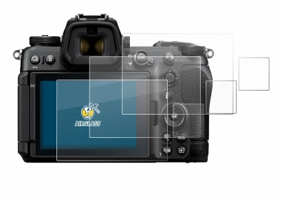 Image de l'appareil Nikon Z6 III avec une grande variété de protections d'écran.