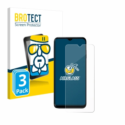 Face avant d’un emballage produit avec le logo de la marque BROTECT. À côté, l’appareil Nokia G60 5G est représenté avec la pr