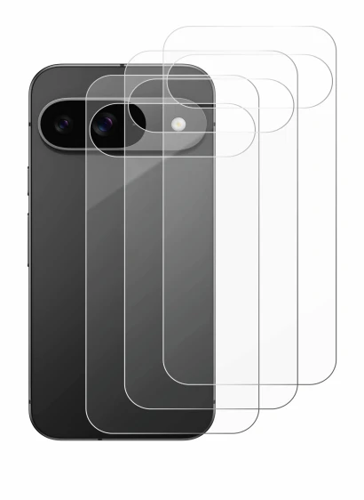 Image de l'appareil Google Pixel 9 (Arrière) avec une grande variété de protections d'écran.
