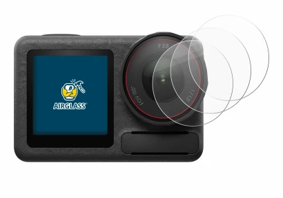 Image de l'appareil DJI Osmo Action 5 Pro (Lentille) avec une grande variété de protections d'écran.