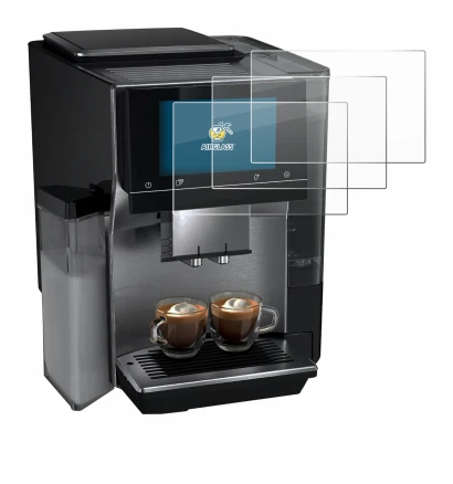 Image de l'appareil Siemens EQ700 avec une grande variété de protections d'écran.