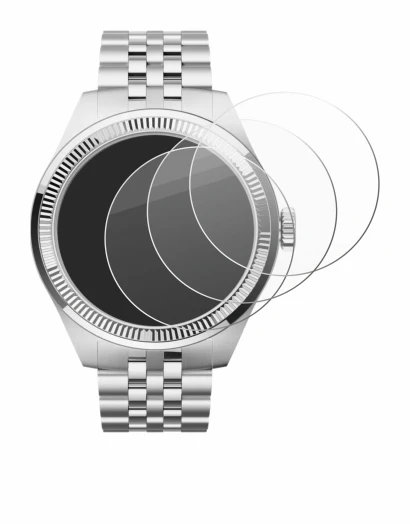 Image de l'appareil Withings ScanWatch Nova Brilliant (39 mm) avec une grande variété de protections d'écran.