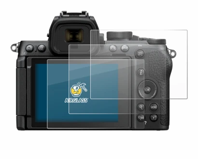 Image de l'appareil Nikon Z50 II avec une grande variété de protections d'écran.