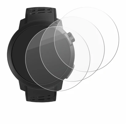 Image de l'appareil Coros Pace Pro avec une grande variété de protections d'écran.