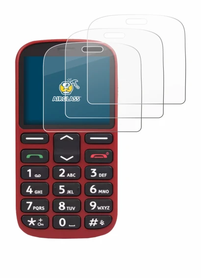 Image de l'appareil Doro 1360 avec une grande variété de protections d'écran.