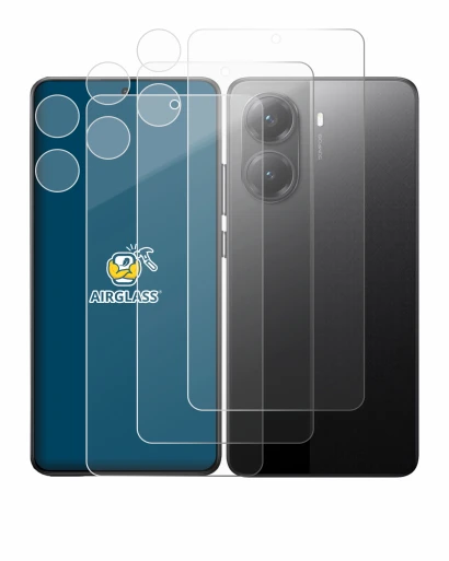 Image de l'appareil Xiaomi Poco X7 Pro (Avant+Caméra) avec une grande variété de protections d'écran.