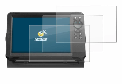 Image de l'appareil Lowrance Eagle 9 avec une grande variété de protections d'écran.