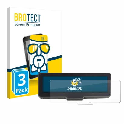 Face avant d’un emballage produit avec le logo de la marque BROTECT. À côté, l’appareil KTM 990 Duke R 2025 est représenté ave