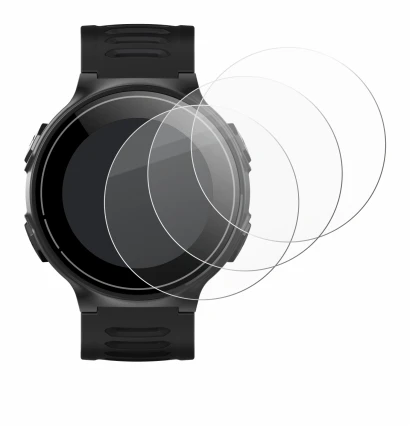 Image de l'appareil Kiprun GPS 500 Coros avec une grande variété de protections d'écran.